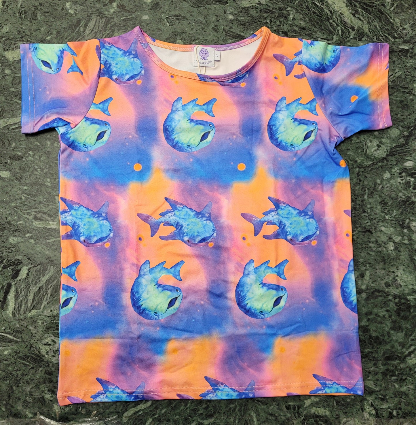 Australian Print Children's Tops - short sleeve