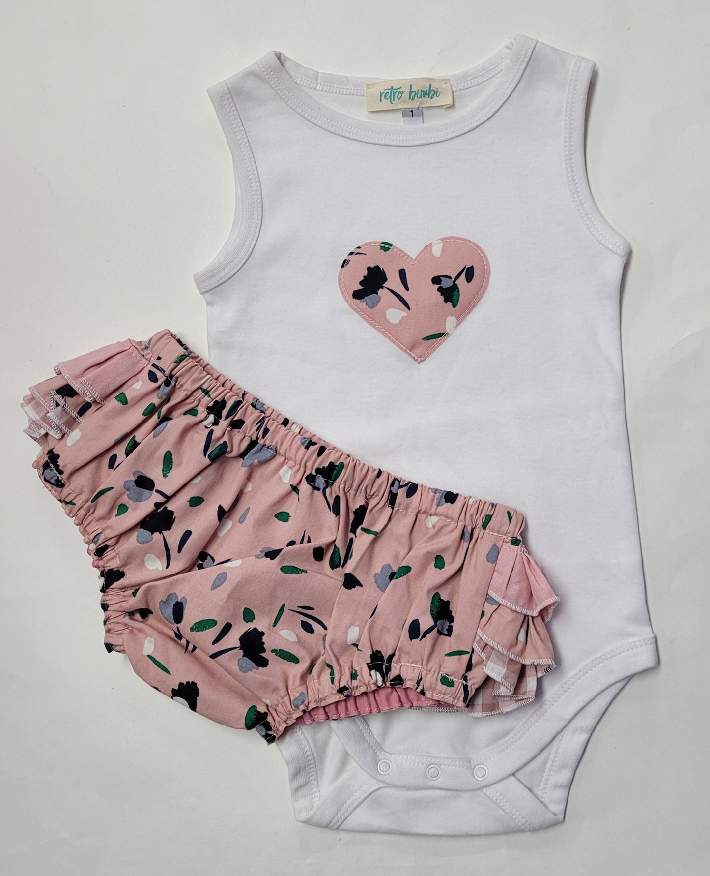 Onesie and Nappy Cover Set - Size 1