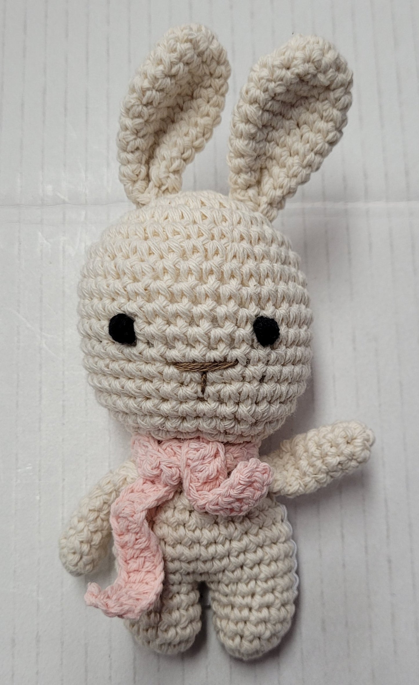 Mini Knitted Bunny Rattle