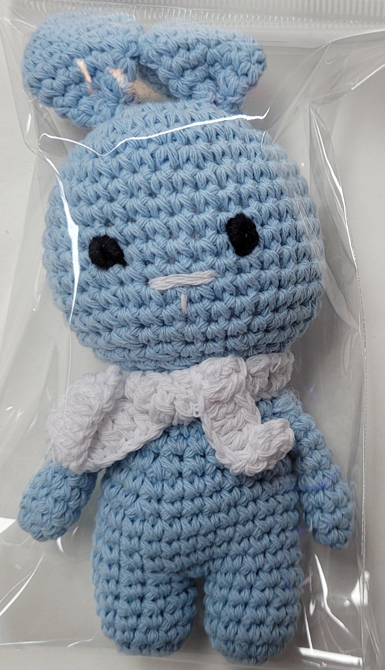 Mini Knitted Bunny Rattle