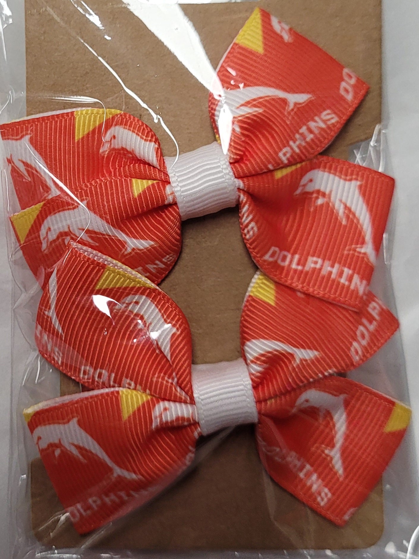 Footy Hair Clips - Two Pack Small