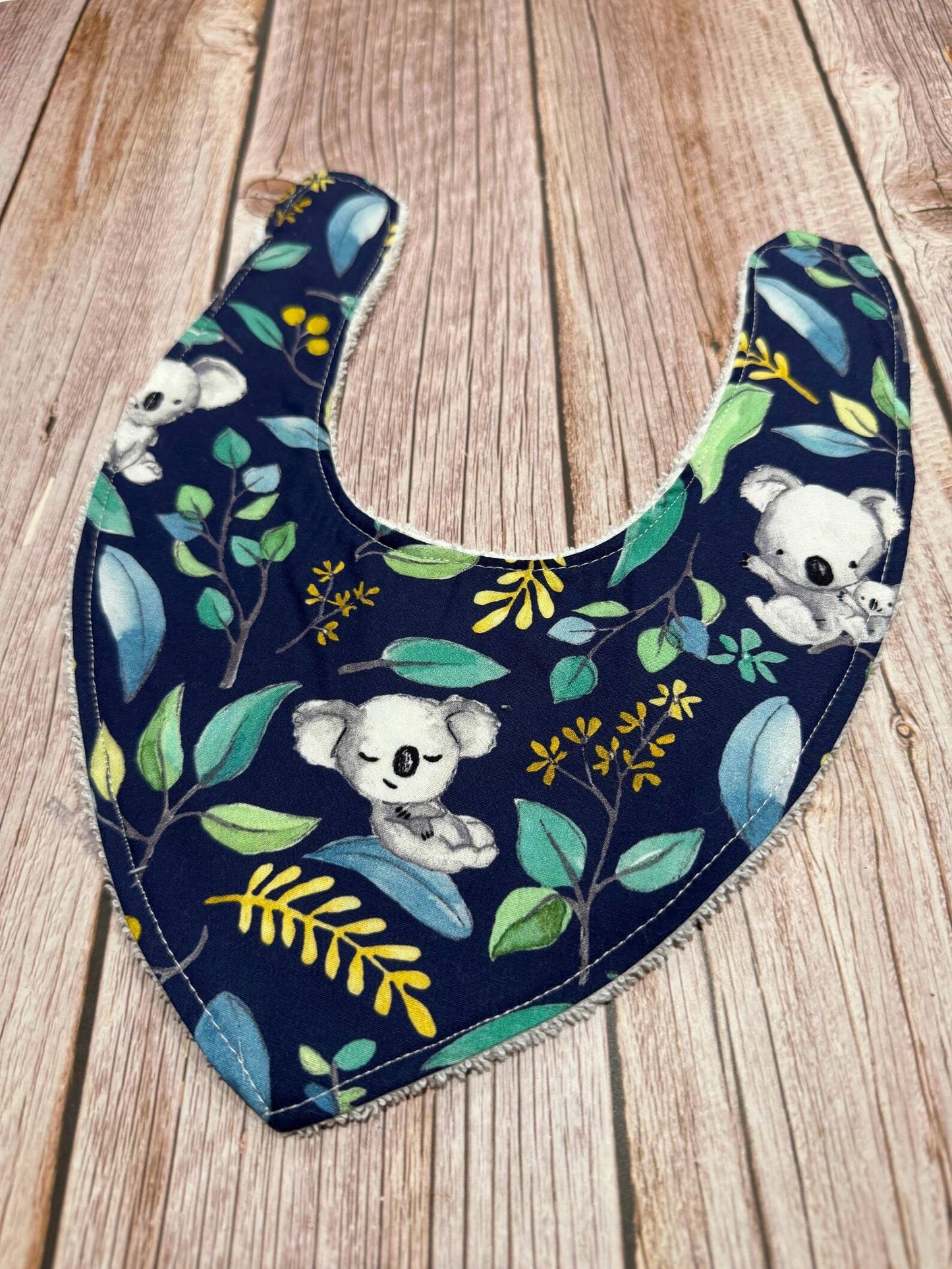 Baby Bib - Dribble Bib - Leo - Navy