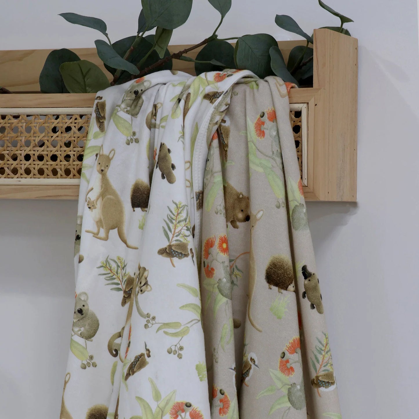 2 Pack Jersey Wrap - Aussie Animals
