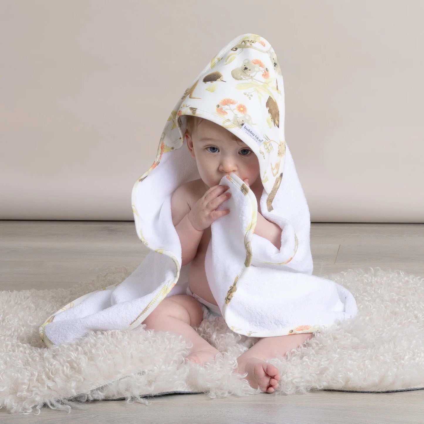 Hooded Towel - Aussie Animals