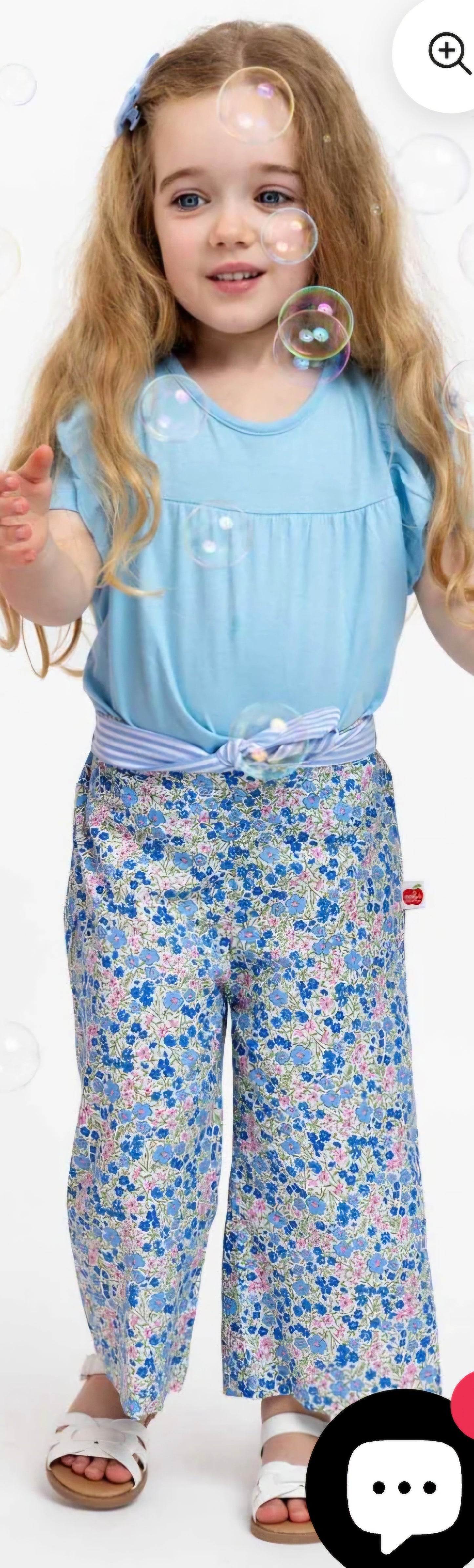 Girls Floral trousers