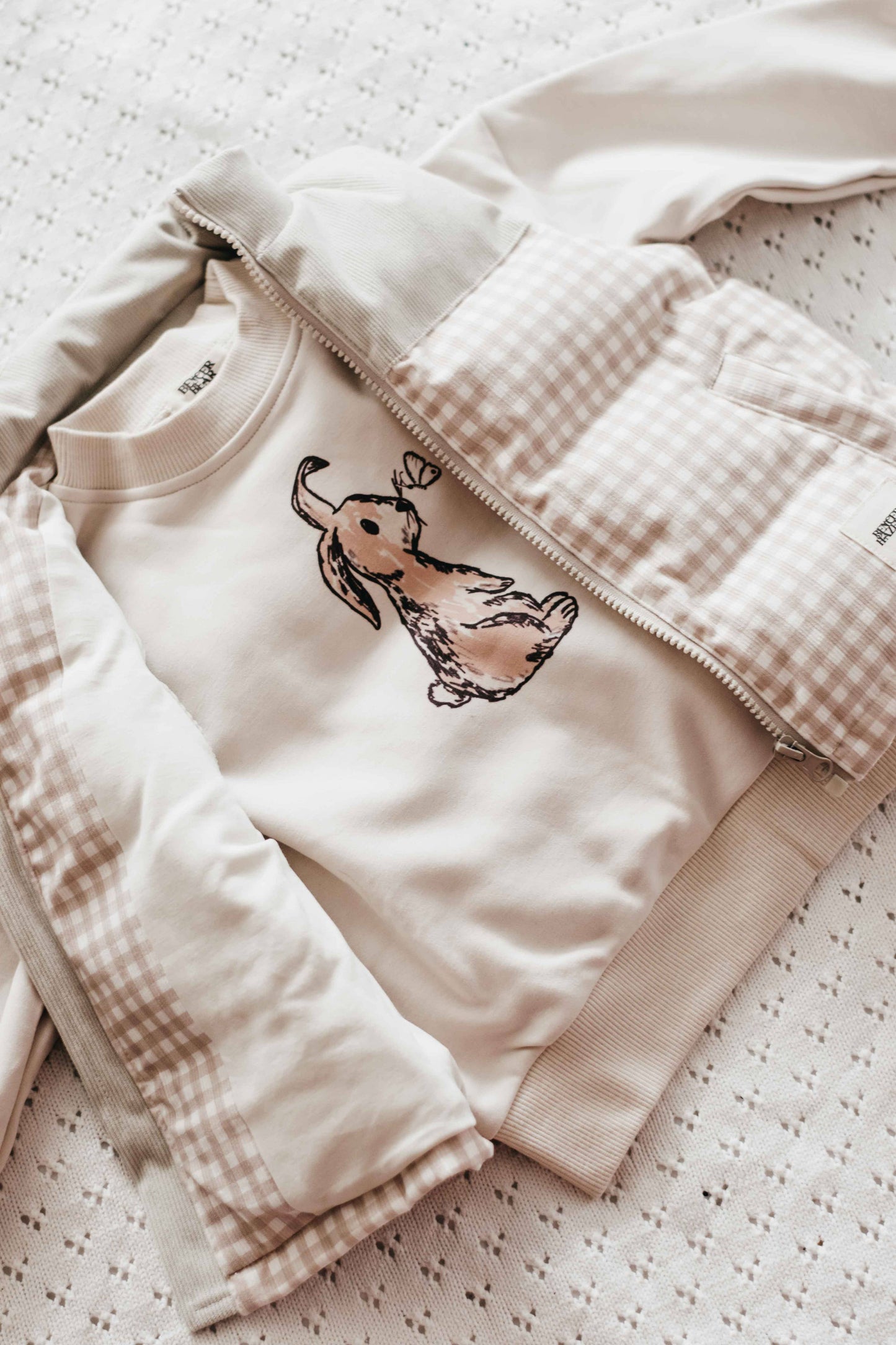 Kids Sweater: Bunny (Print): size 1