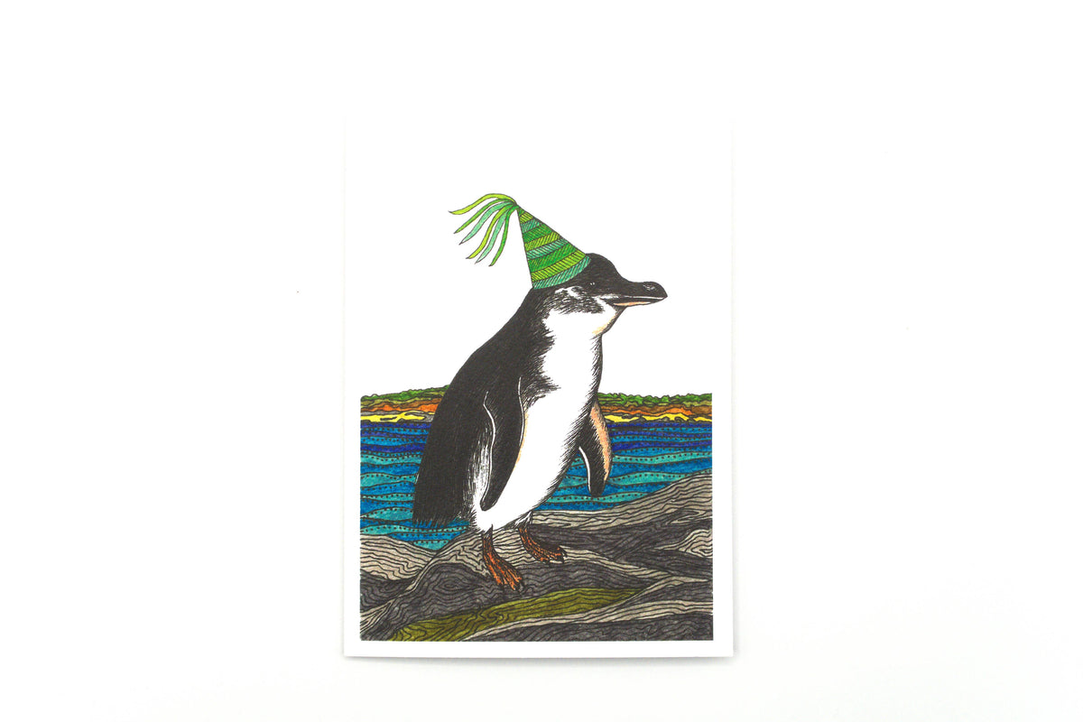 Little Penguin Greeting Card Australian Bird Birthday Card