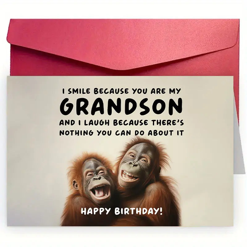 Birthday Card For Grandson