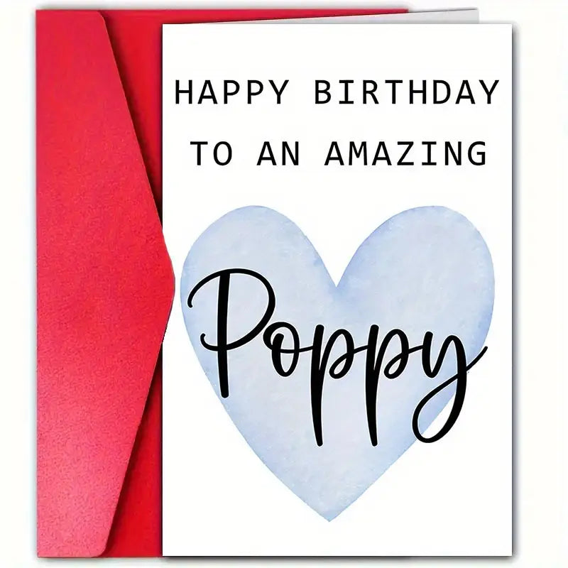 Birthday Card for Poppy