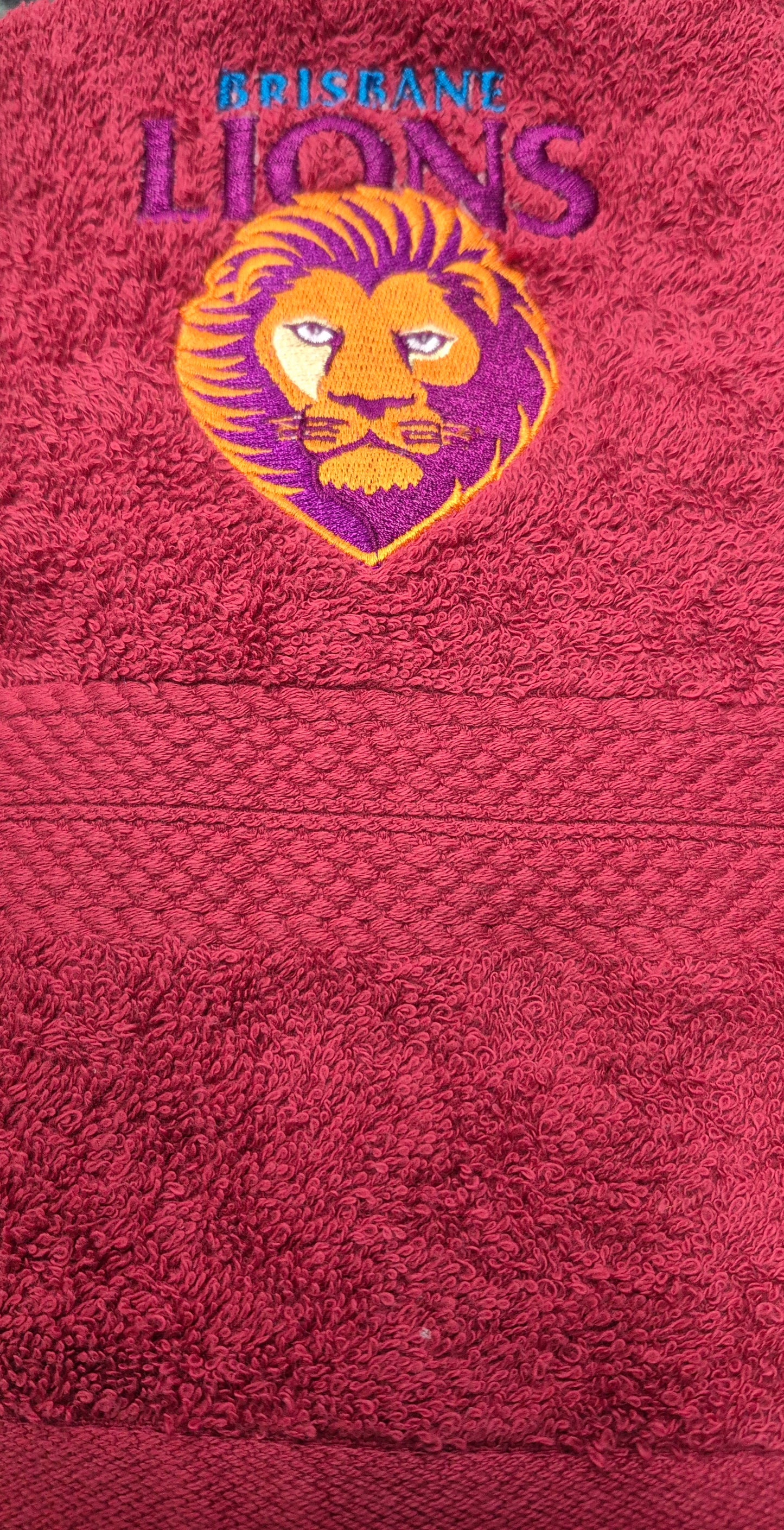 Embroidered Hand Towels - Footy