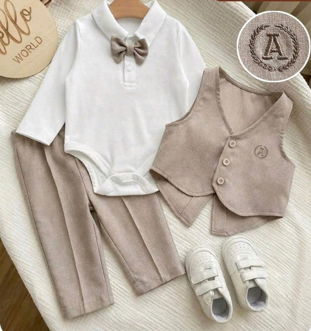 Newborn Baby Boy 3pce Suit