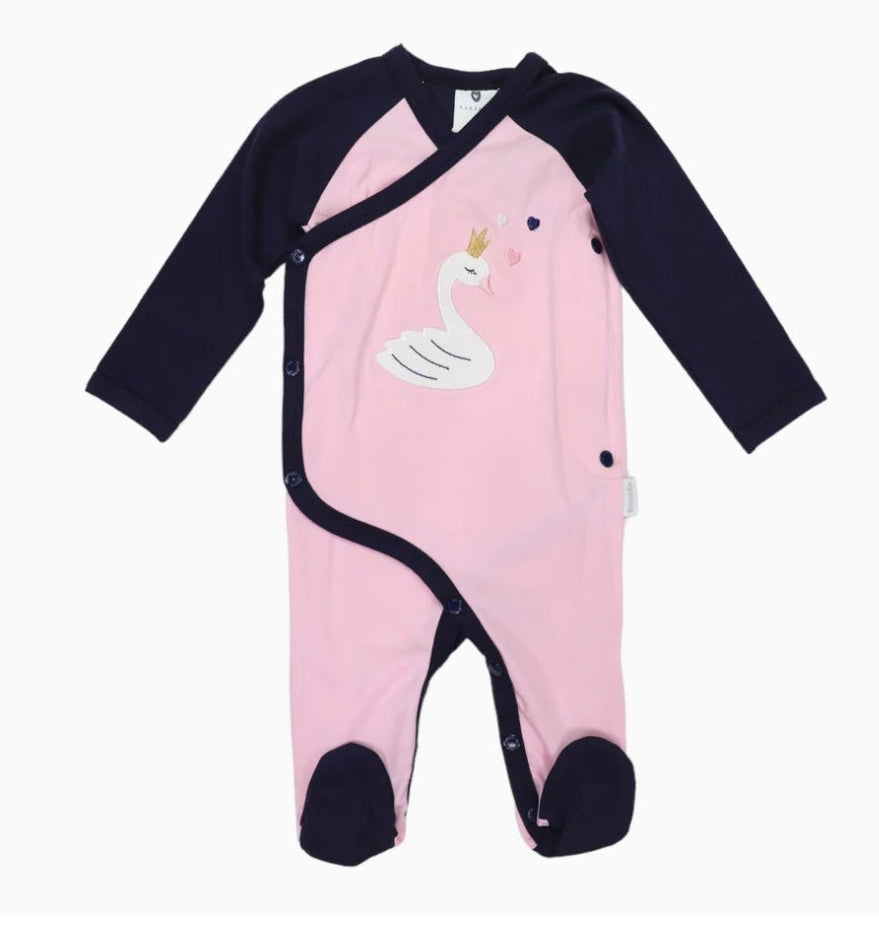 Swan Princess long sleeve Romper