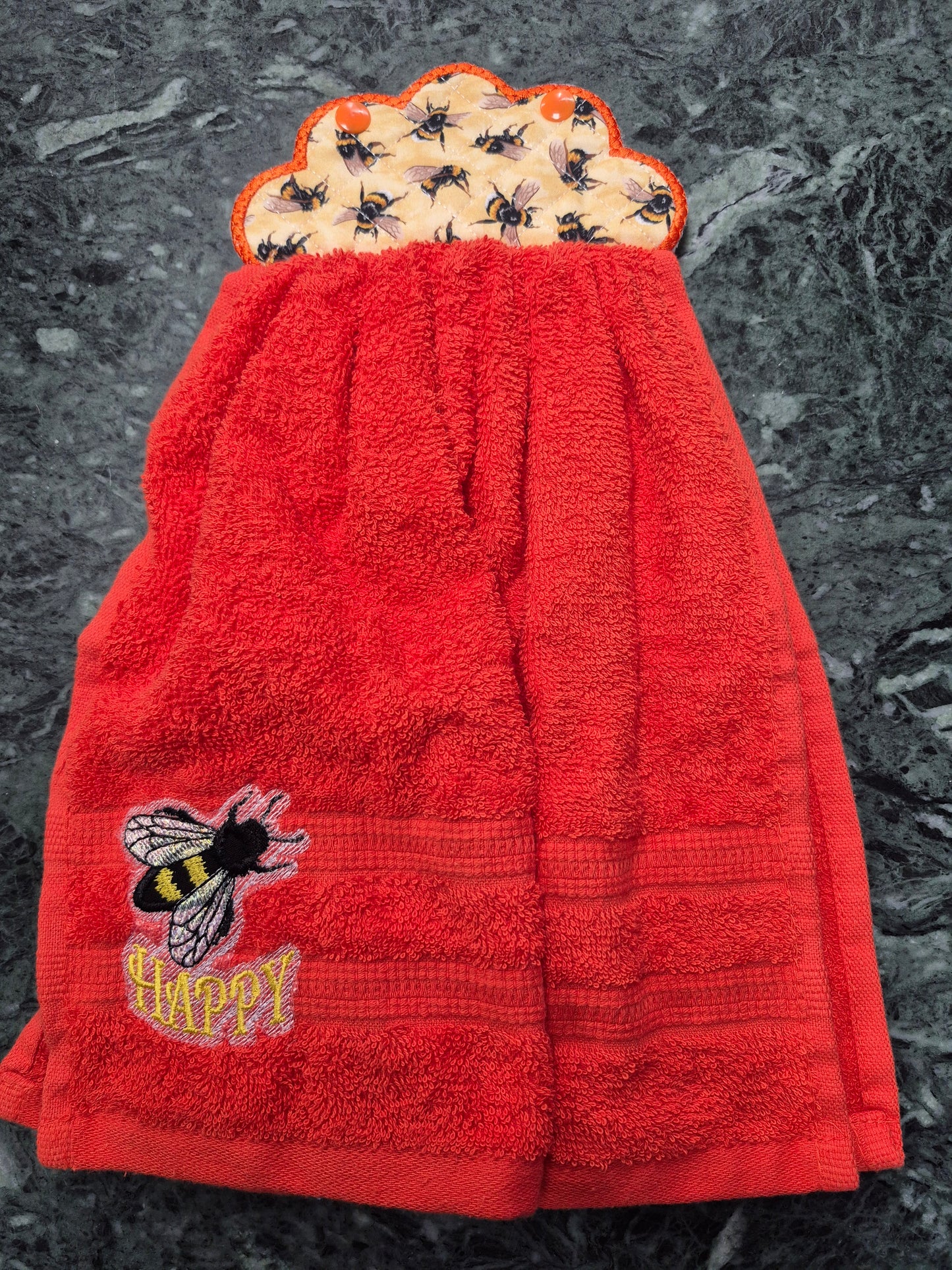 Quilted Top Hand Towels - Double Thickness