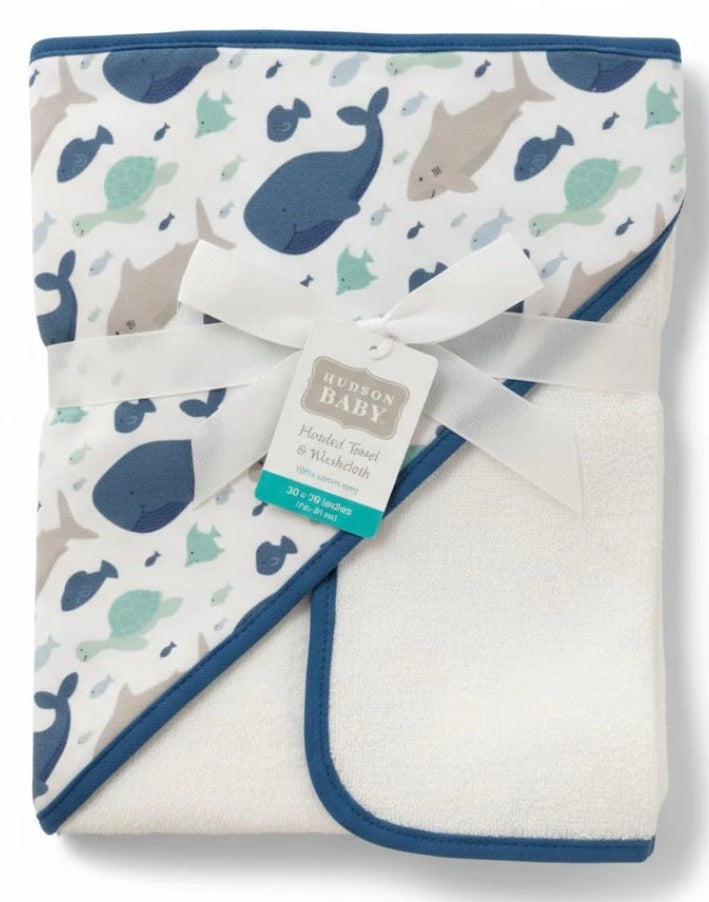 Hooded Towel and Washer