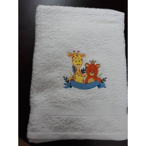 Embroidered Baby Towel Towel Aunty Bea's Designs