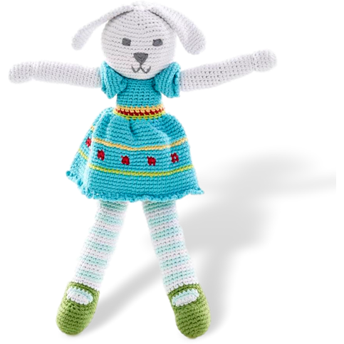 Knitted toy - Girl Bunny