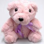 Teddy Bear - 18cm Teddy Bear Aunty Beas Designs pink