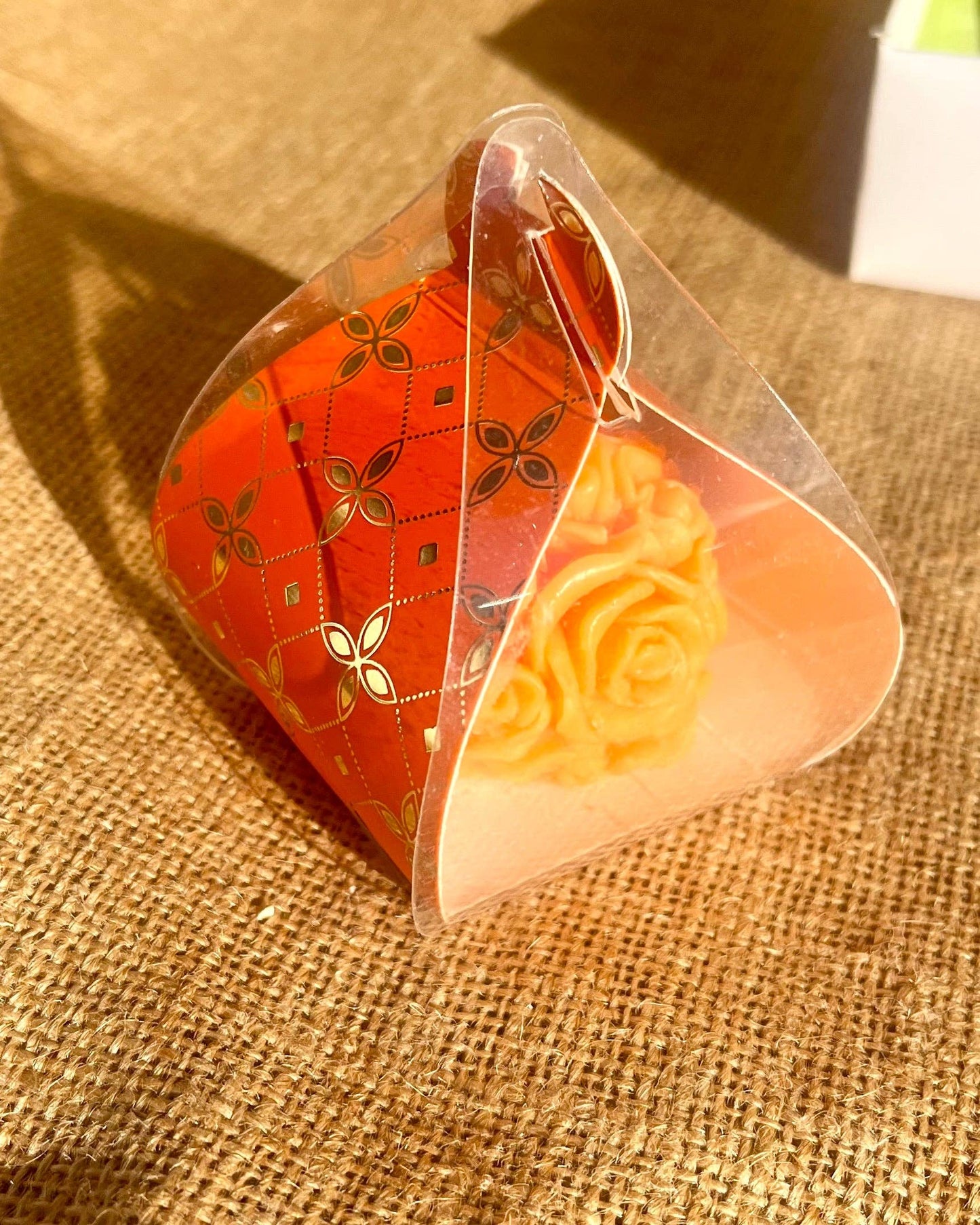 Festival Bloom – Marigold Flower Candle: Yellow / Mini