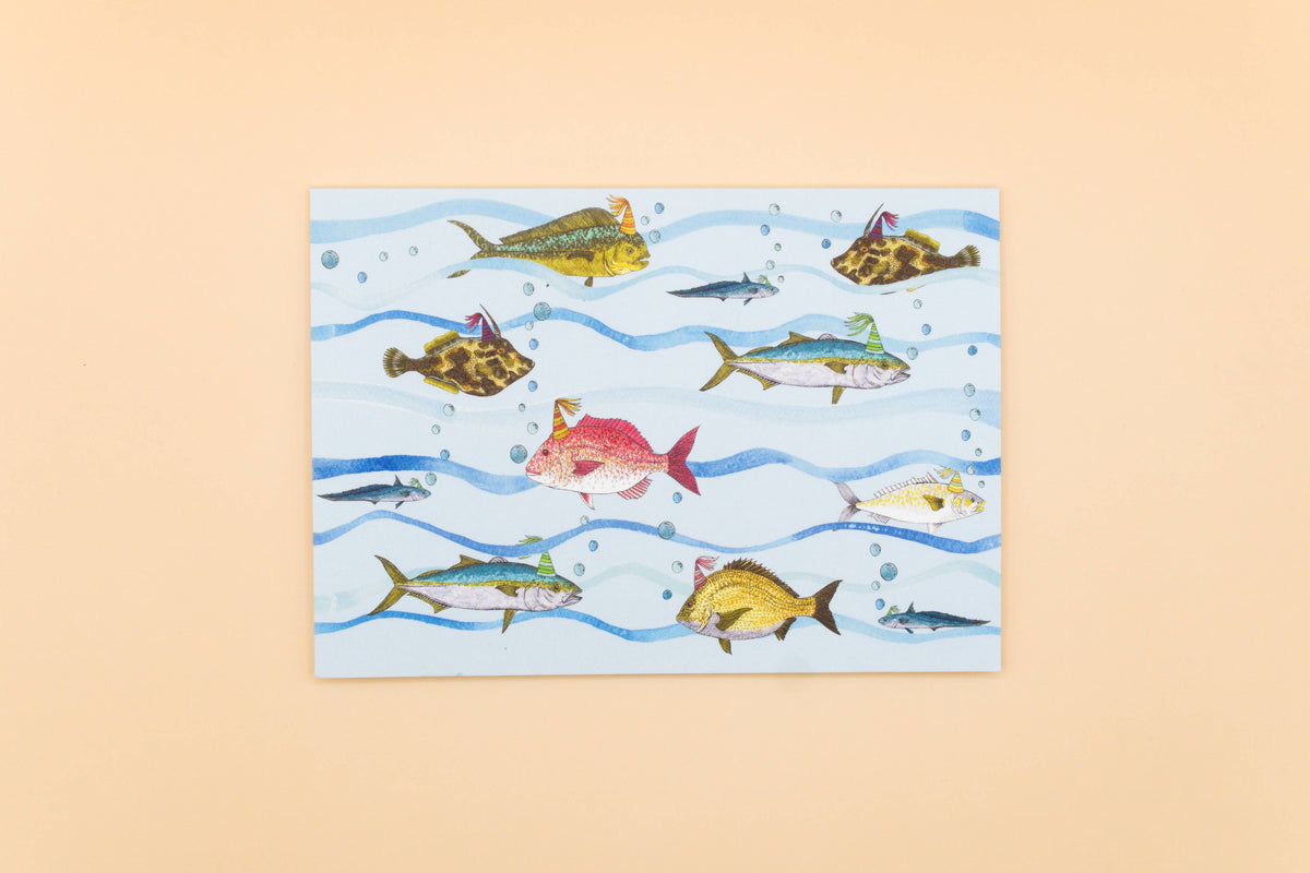 Australian Fish Greeting Card | Blue Fishing Birthday Card