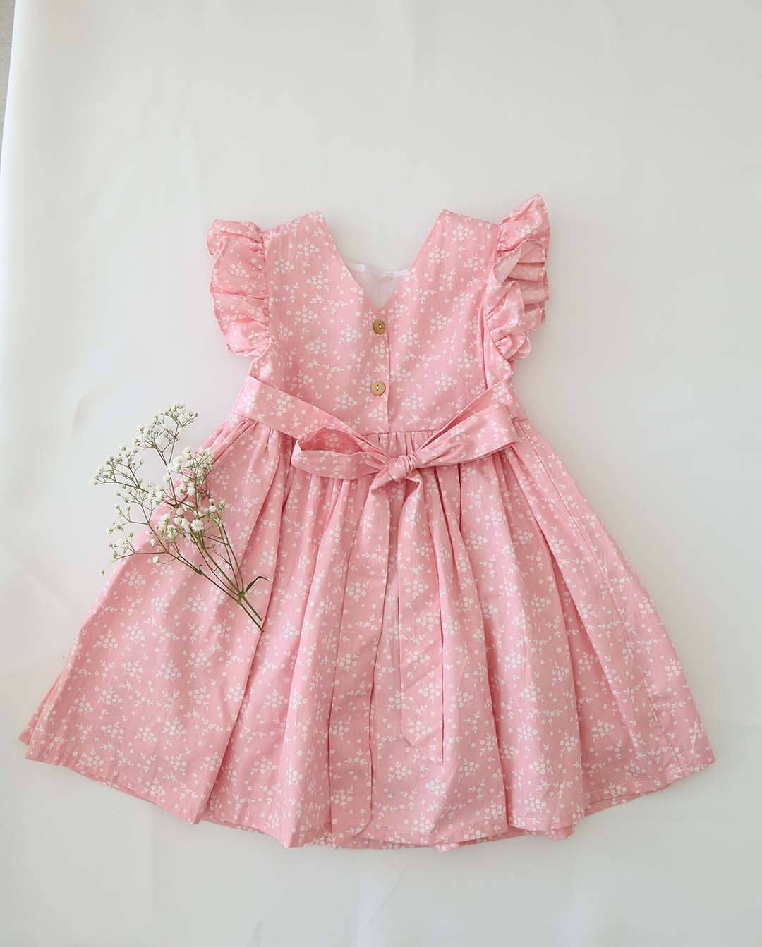 Girl Alice Blossom Pink Two-way Dress  (100% Cotton): 4-5T
