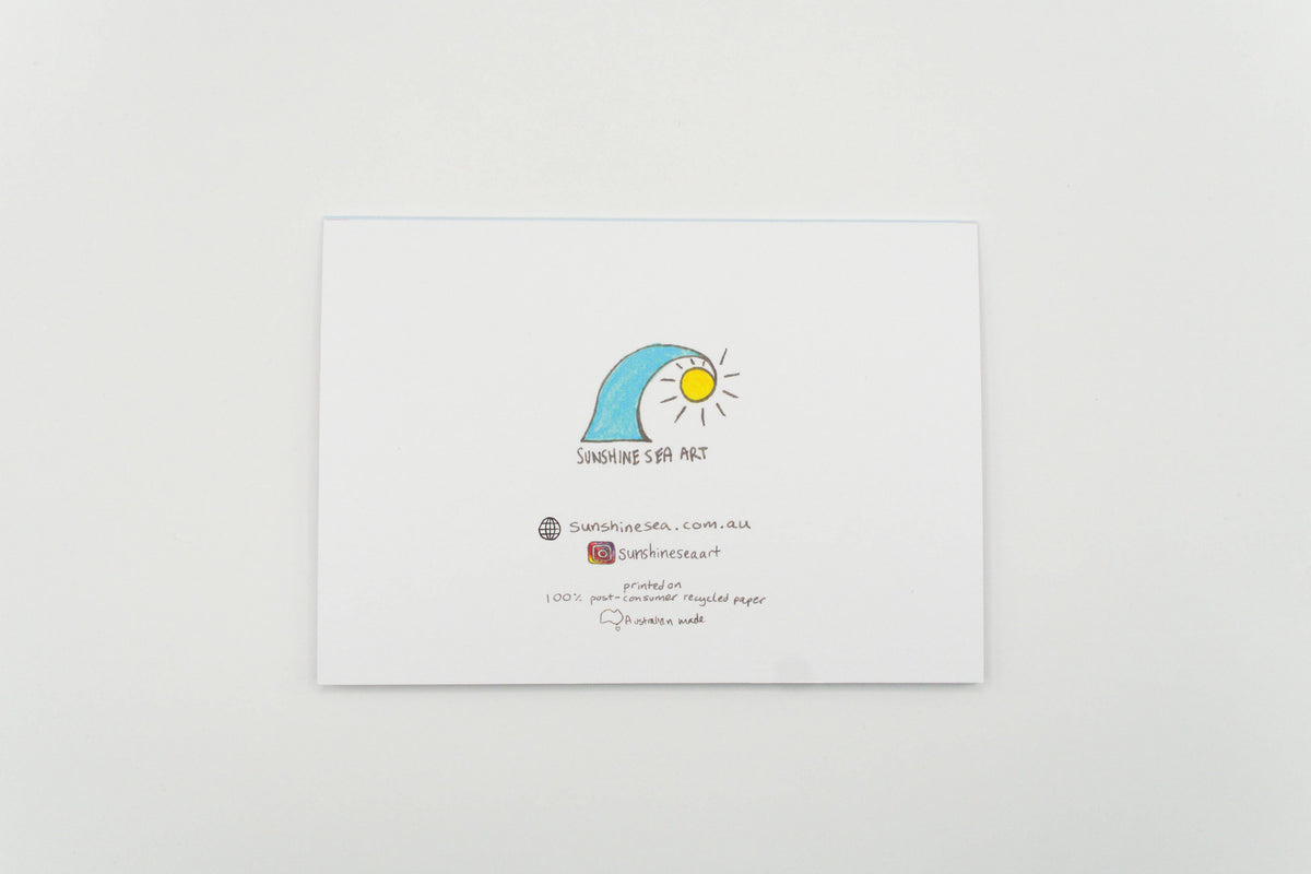 Australian Fish Greeting Card | Blue Fishing Birthday Card