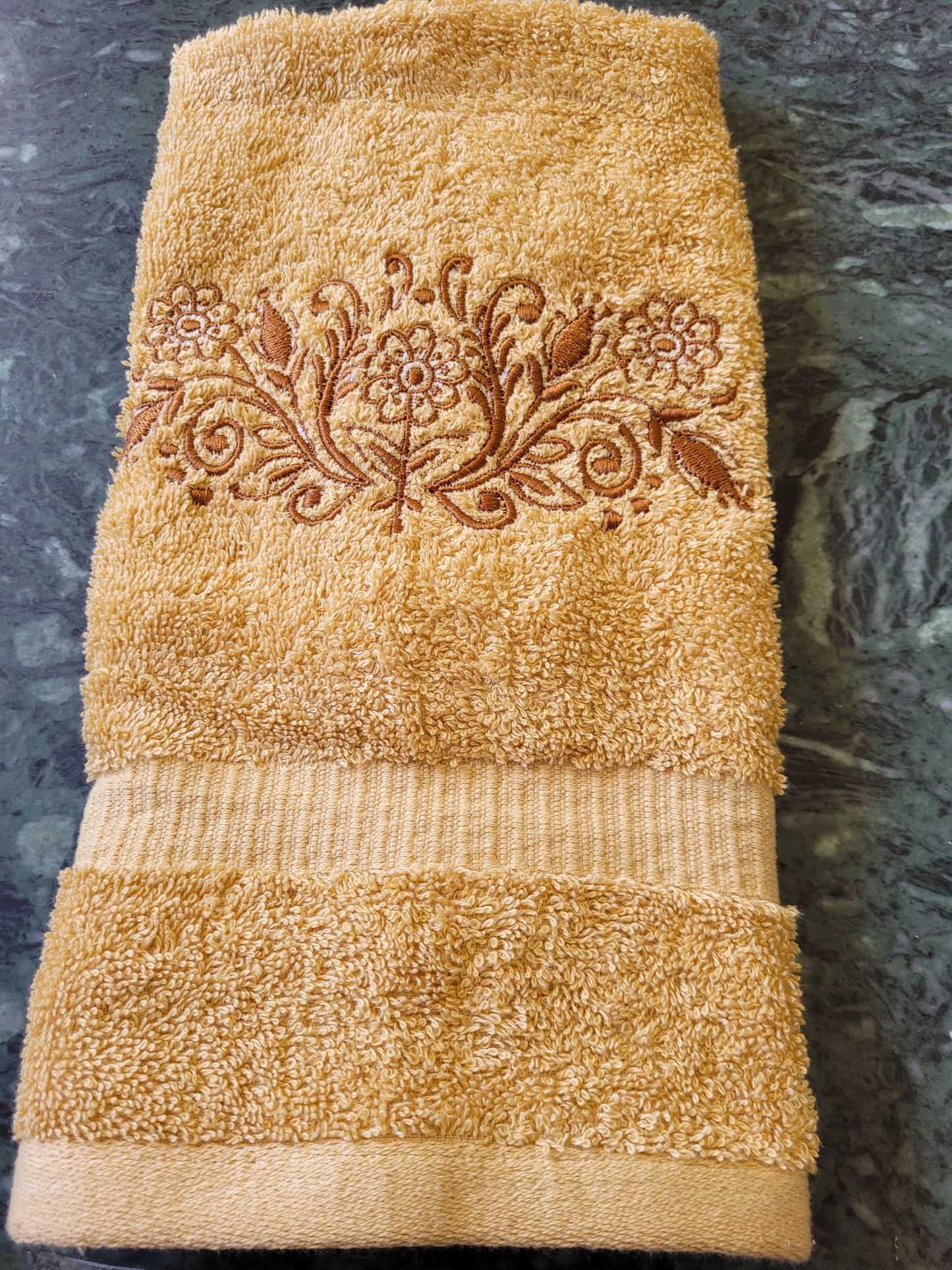 Embroidered Hand Towels Lot 2