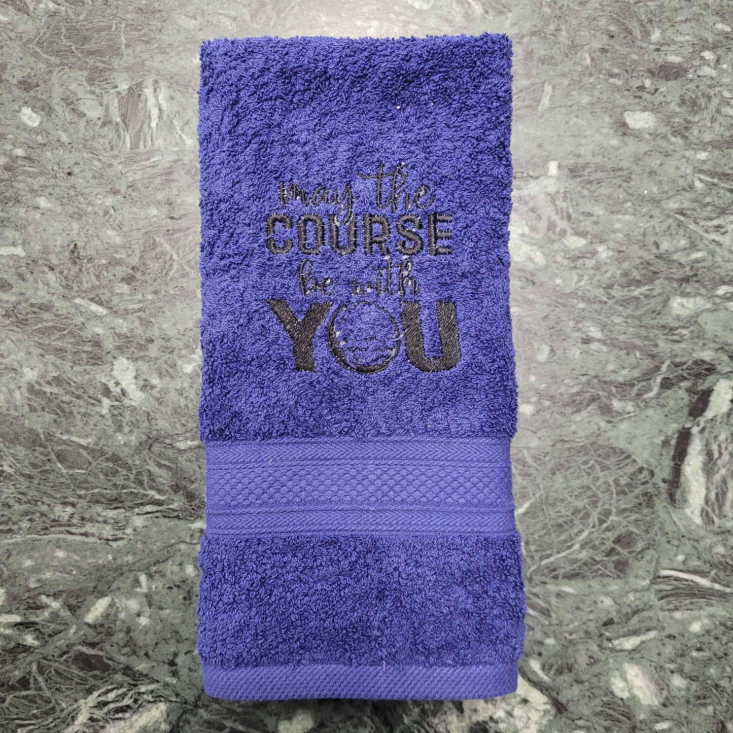 Embroidered Hand Towels - Golf