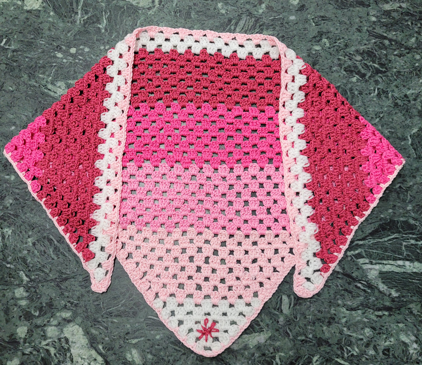 Crochet Triangle Shawl - Kids