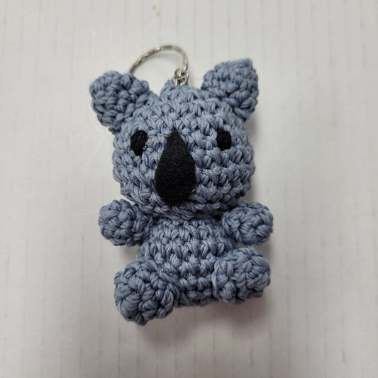 Crochet toy keyring