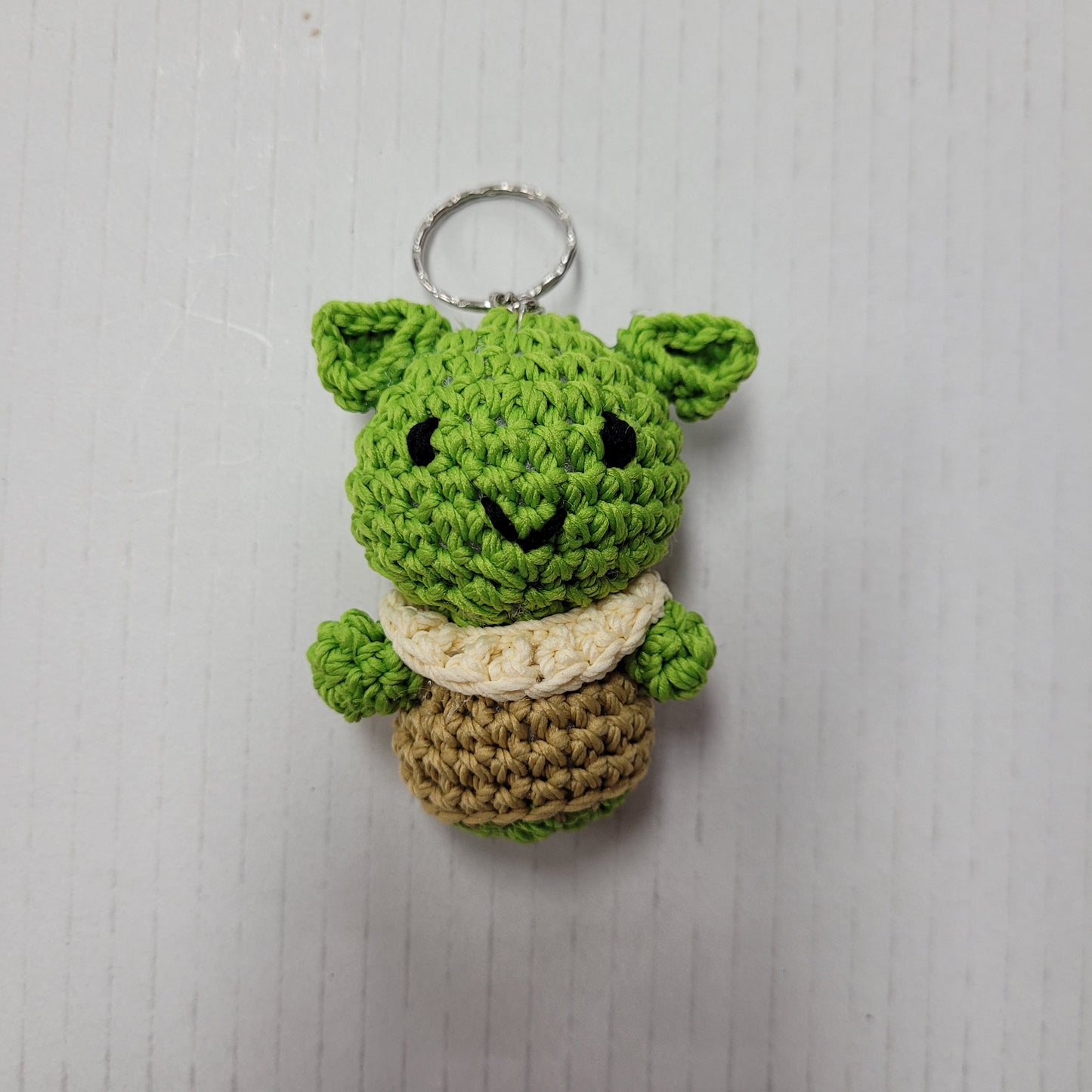 Crochet toy keyring