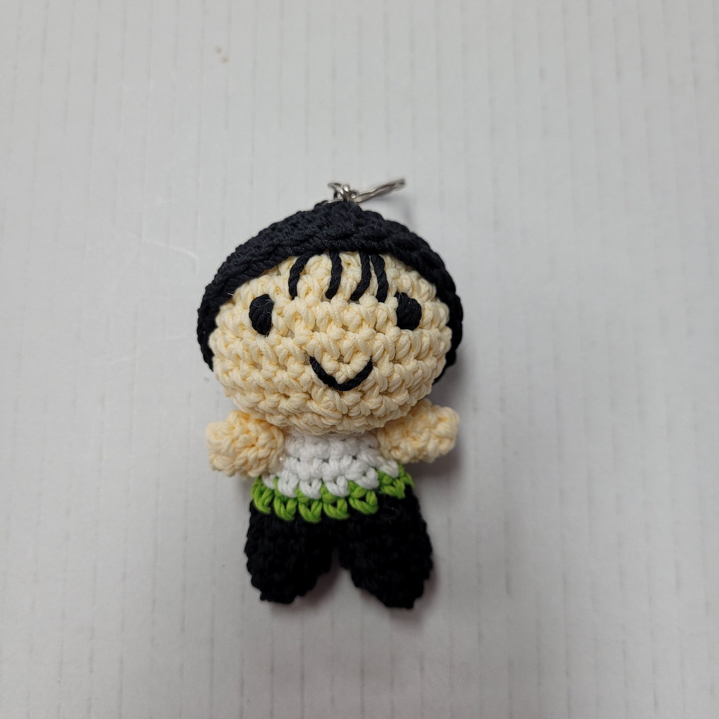 Crochet toy keyring