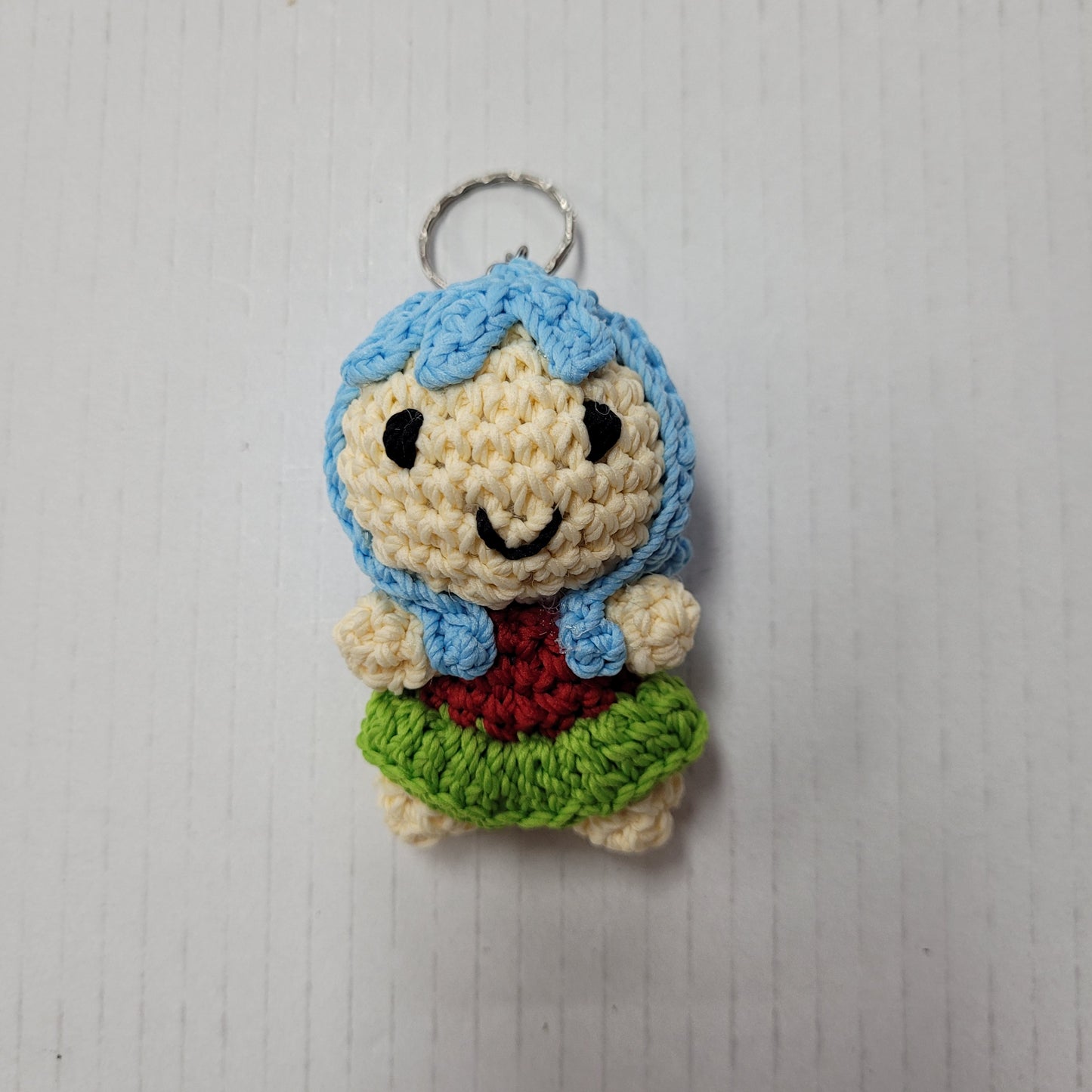 Crochet toy keyring