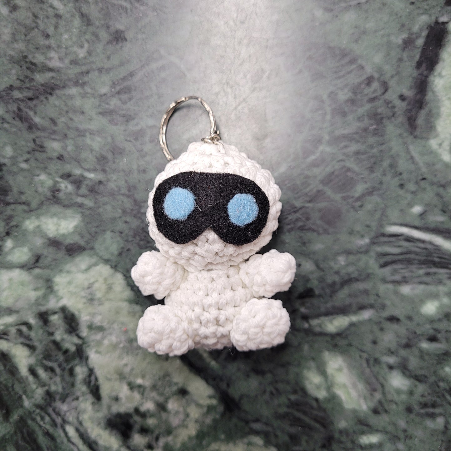 Crochet toy keyring