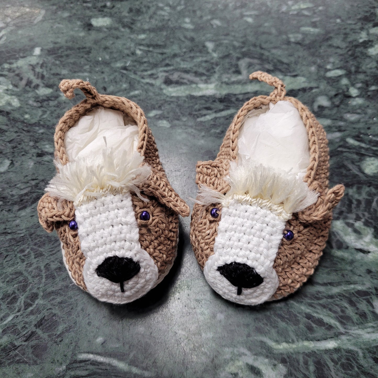 Crocheted Baby Shoes and Sandals