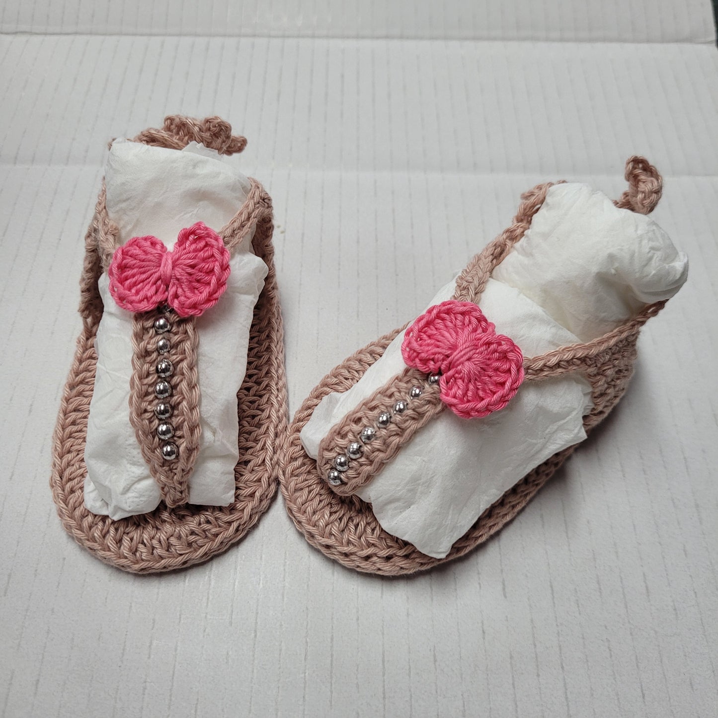 Crocheted Baby Shoes and Sandals