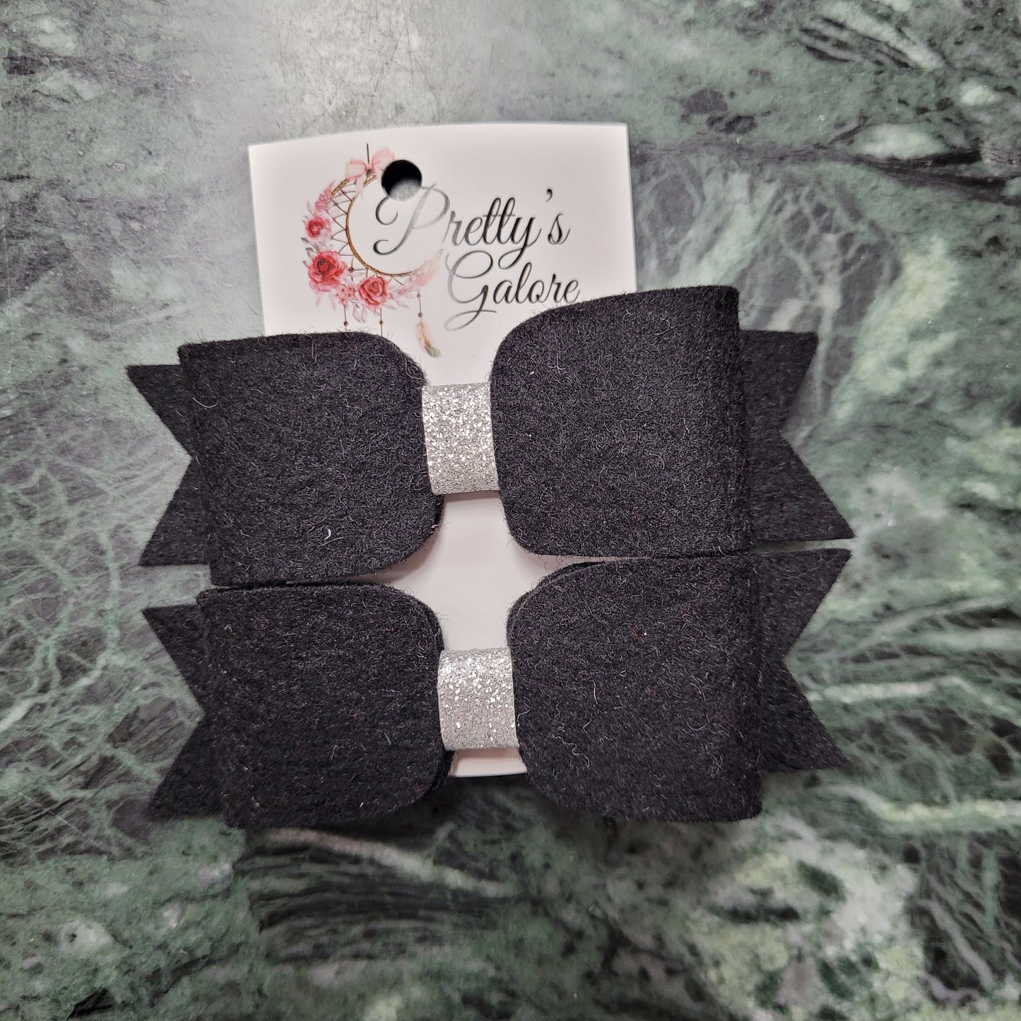 Felt Hair Bow Clips