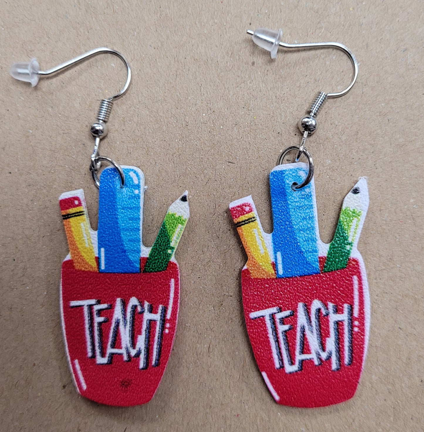 Teacher themed Dangle Earrings