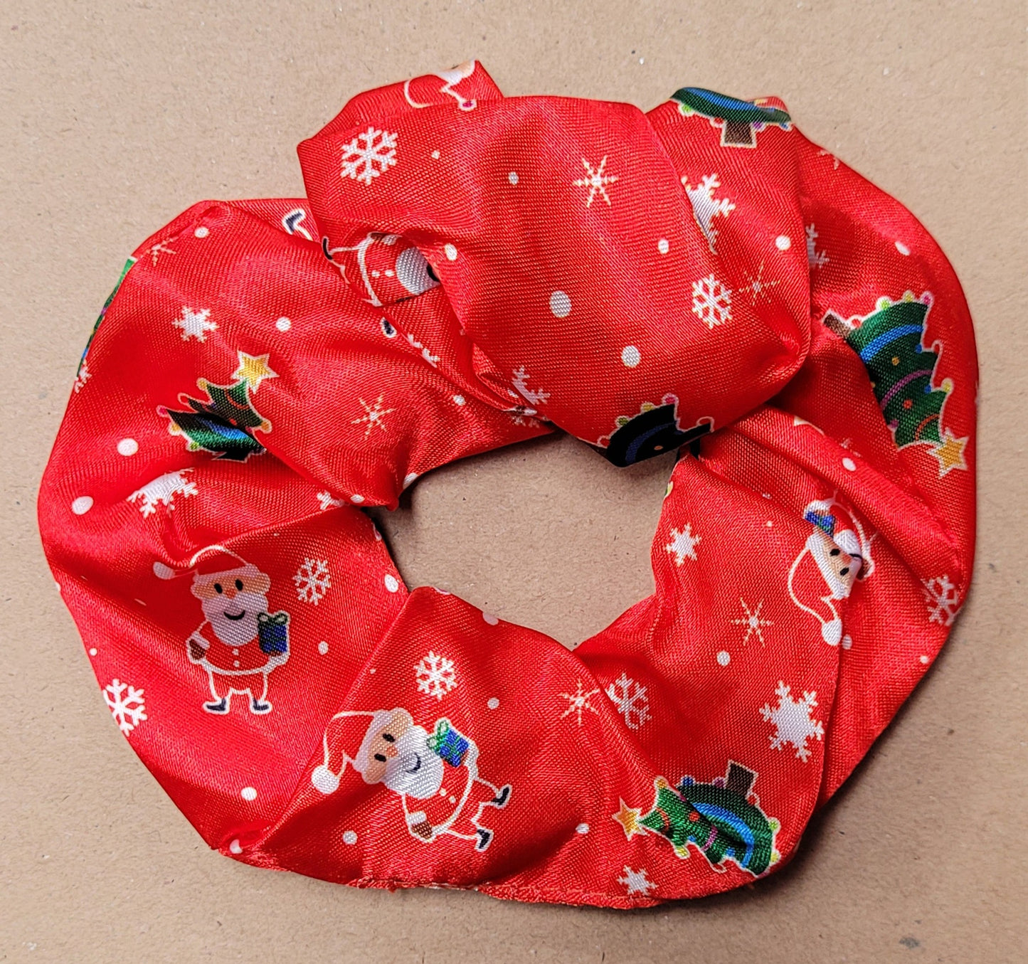 Christmas Satin Scrunchies