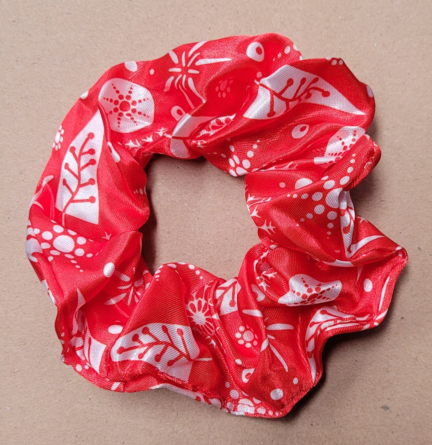 Christmas Satin Scrunchies