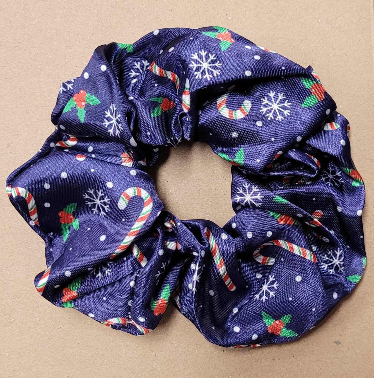 Christmas Satin Scrunchies