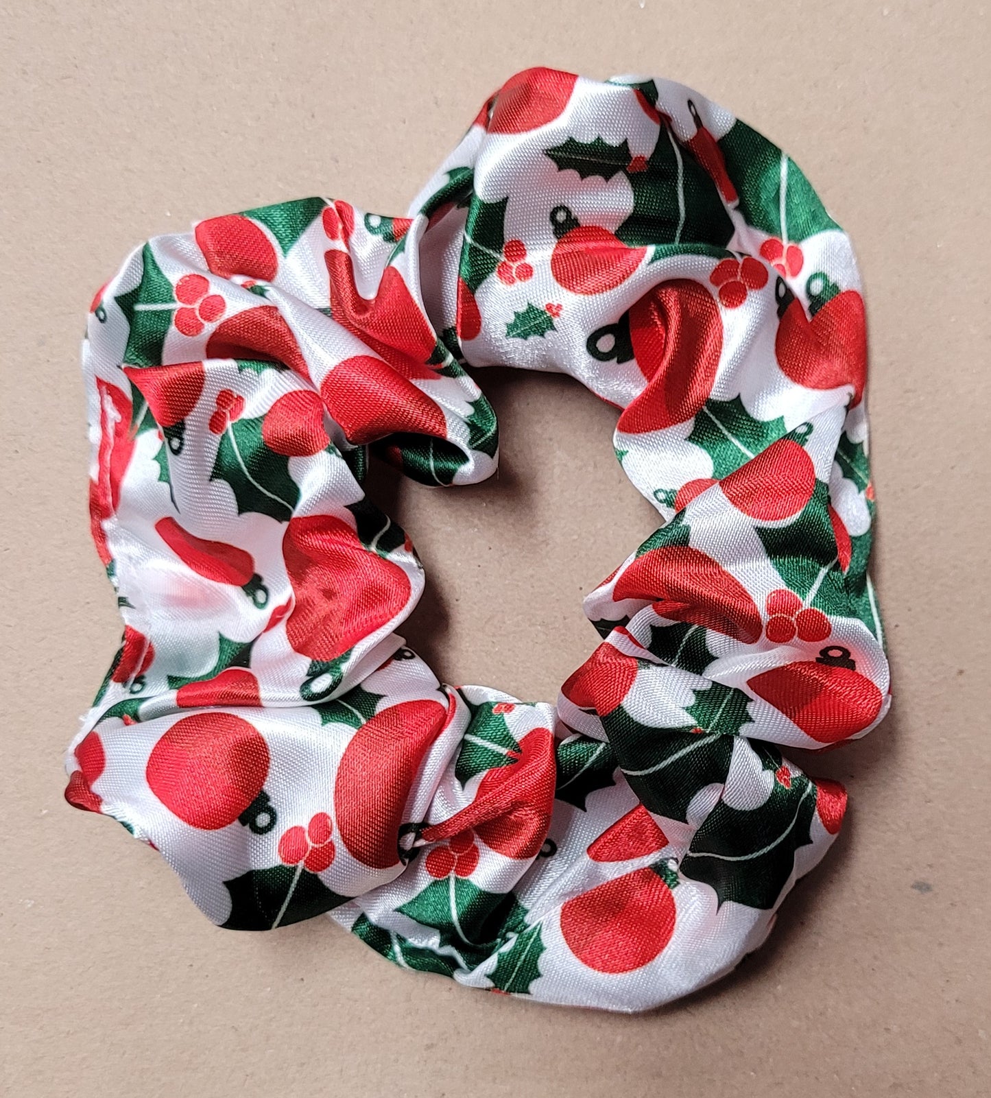 Christmas Satin Scrunchies