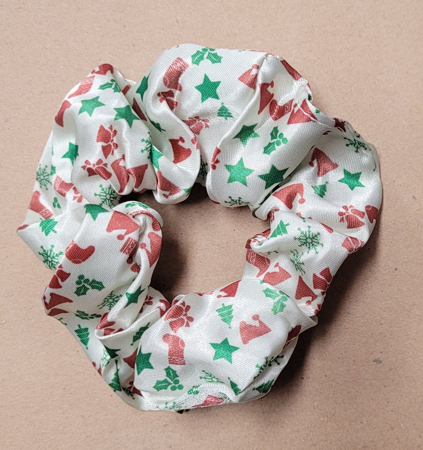 Christmas Satin Scrunchies