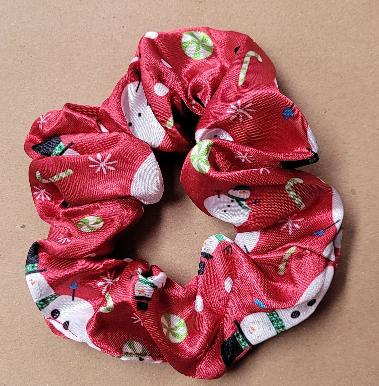 Christmas Satin Scrunchies