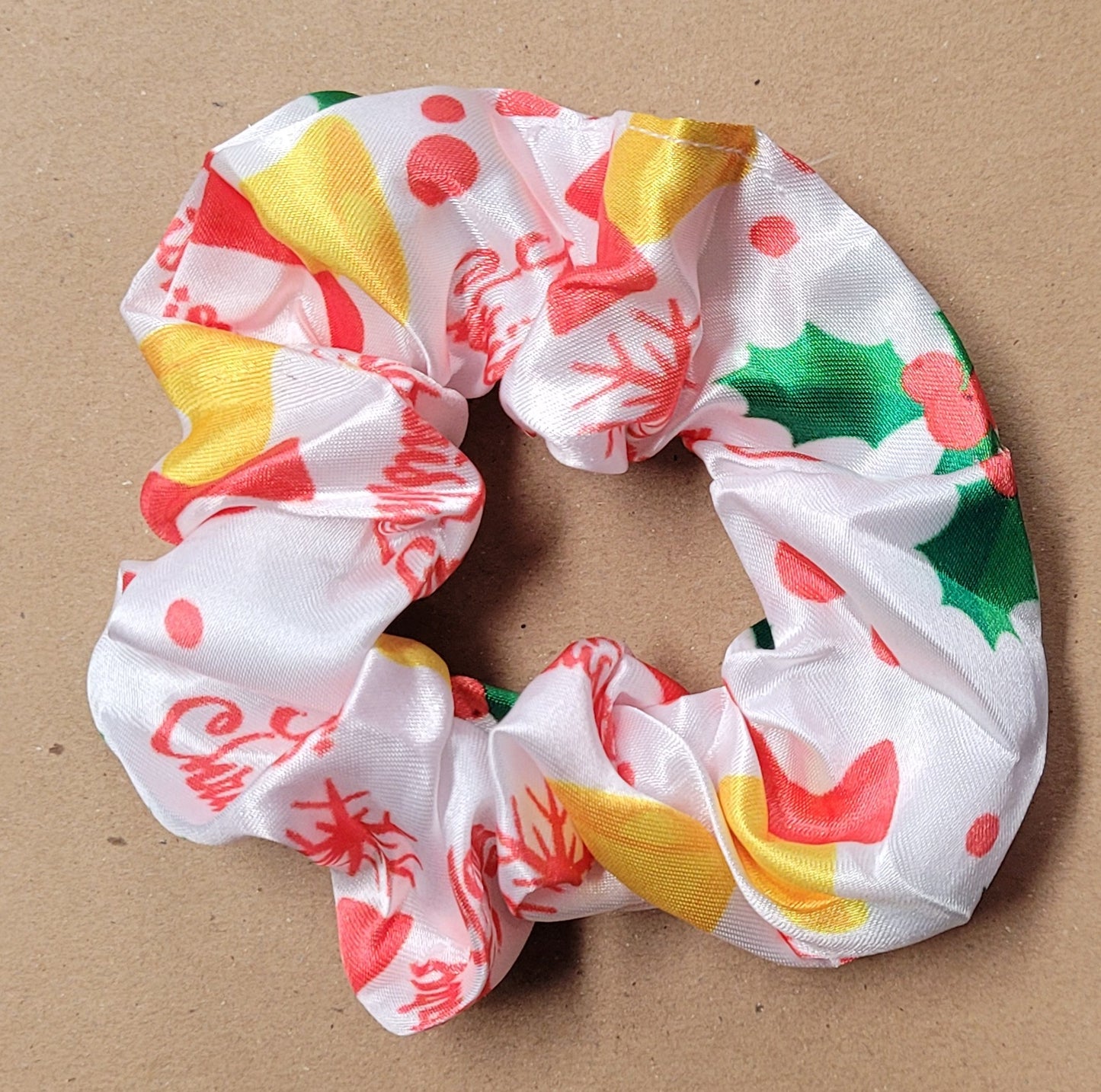 Christmas Satin Scrunchies