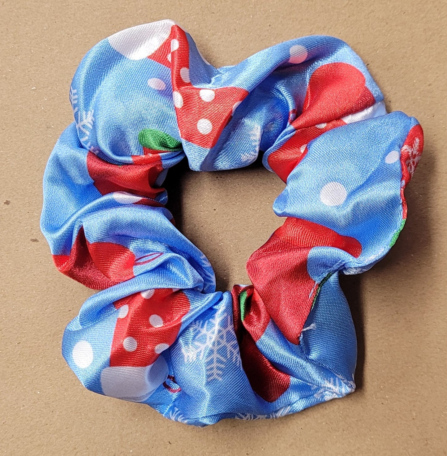 Christmas Satin Scrunchies