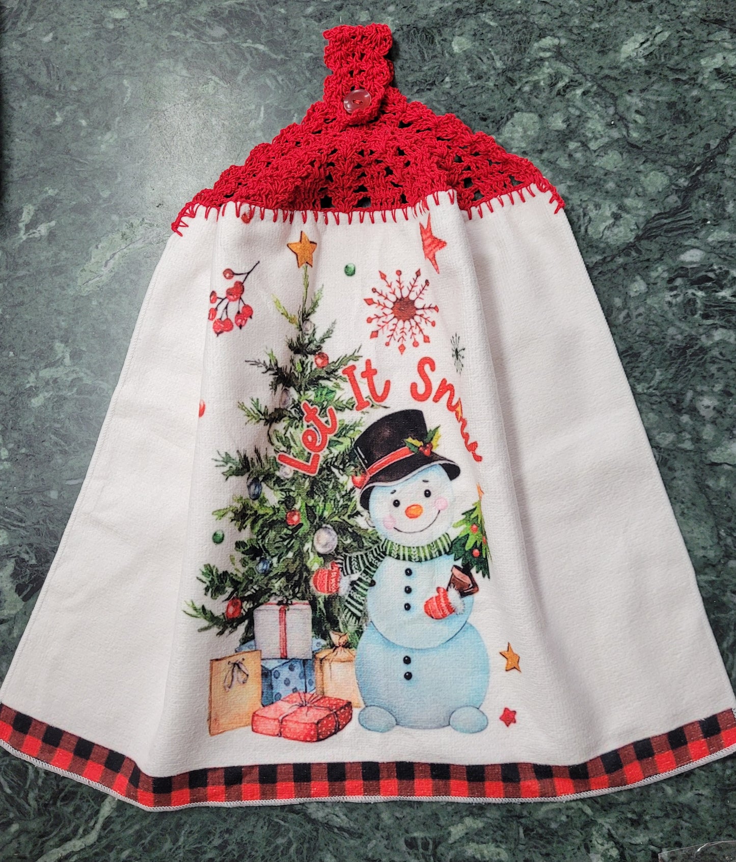 Christmas hand towels 2024