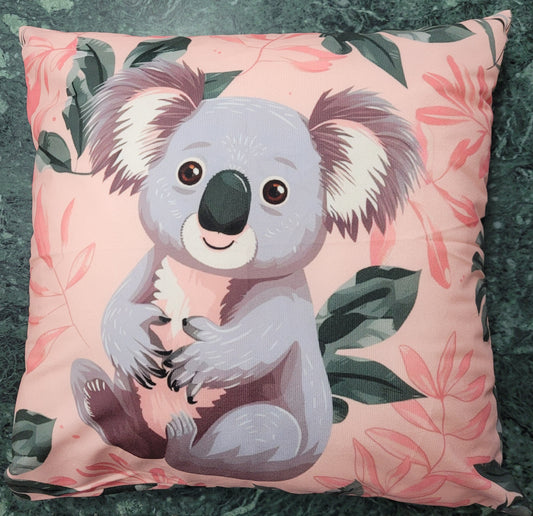 Pink Koala Cushion