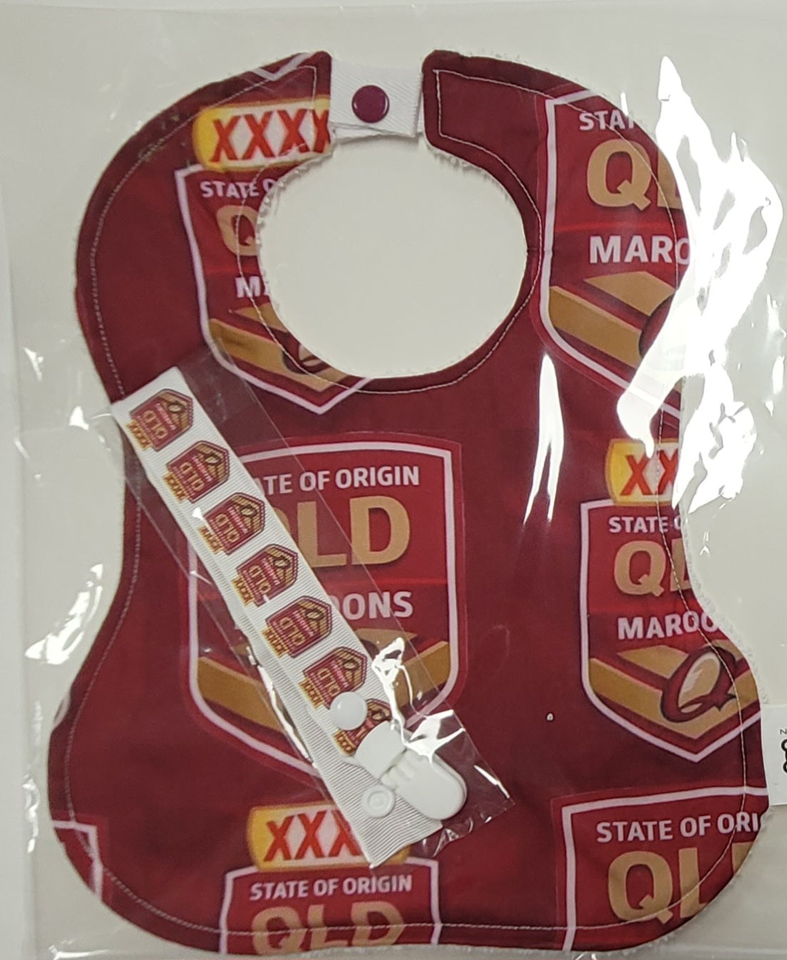 Footy NRL Bib and Dummy Clip