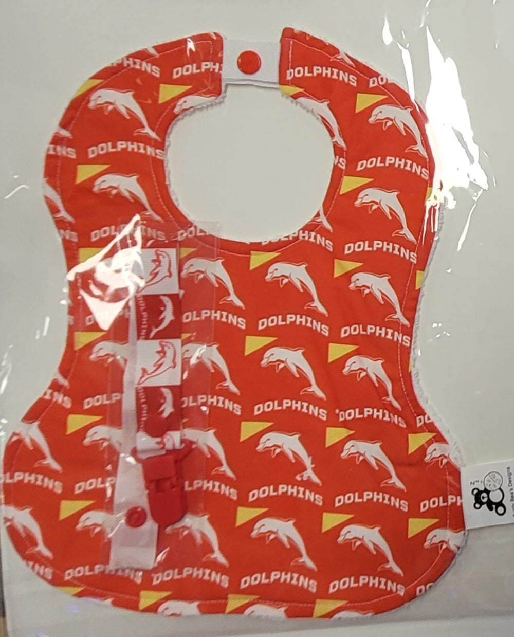 Footy NRL Bib and Dummy Clip