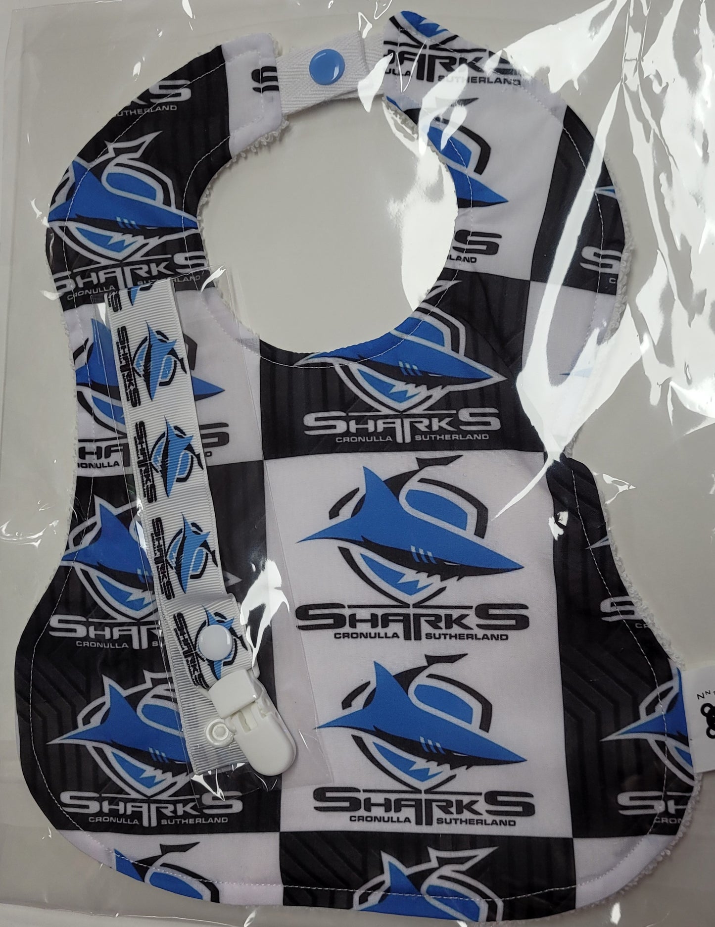 Footy NRL Bib and Dummy Clip